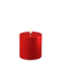 Deluxe Homeart led-kynttil=C3=A4, punainen 10x10 cm - Kynttilät - 5744001242599 - 1