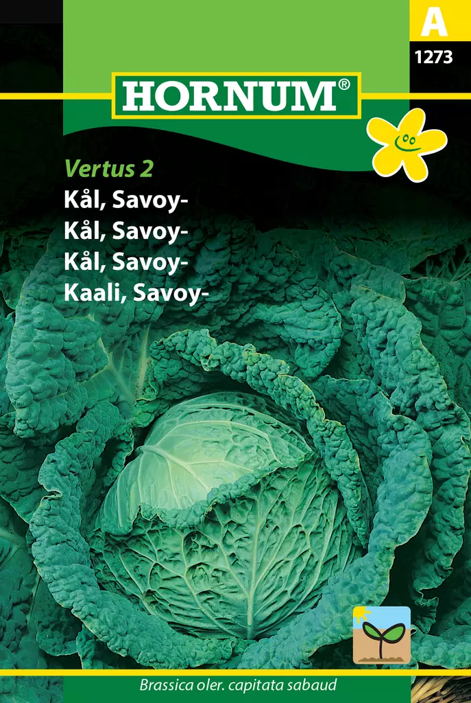 Kaali, Savoy- Vertus 2 - Vihannesten ja yrttien siemenet - 5708787012739 - 0