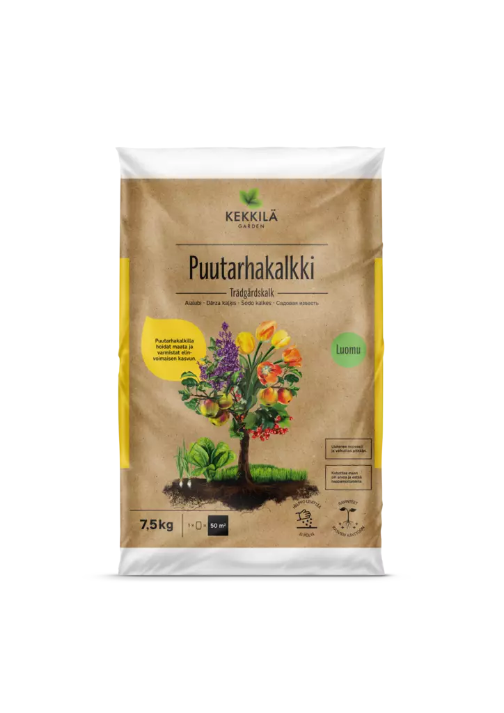Kekkilä Puutarhakalkki 7,5 kg - Puutarhalannoitteet ja kalkit - 6433000610469 - 1