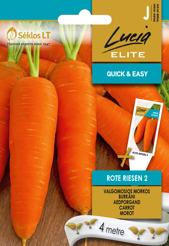 PORKKANA ELITE ROTE RIESEN 2 - Vihannesten ja yrttien siemenet - 4770168124219 - 0