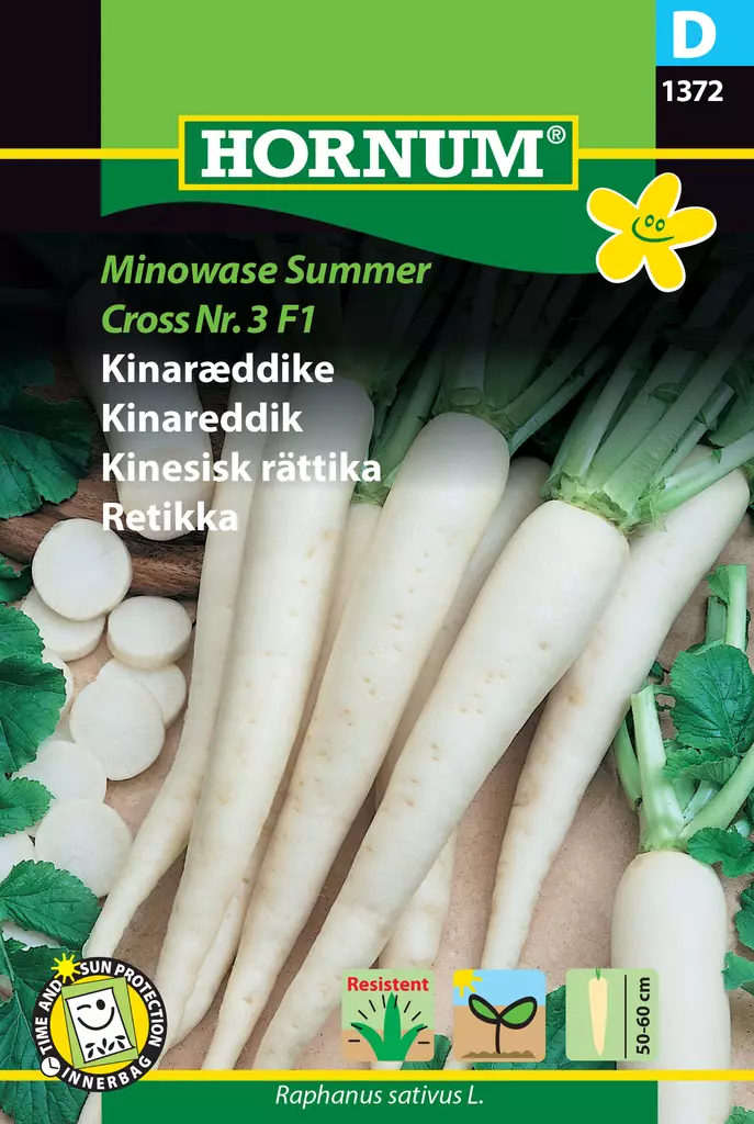 Retikka Minowase Summer Cross Nr. 3 F1 - Vihannesten ja yrttien siemenet - 5708787013729 - 0