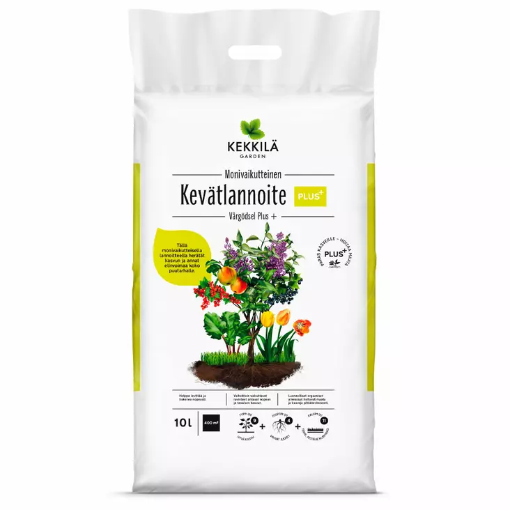 Kekkilä Kevätlannoite Plus+ 10 L - Puutarhalannoitteet ja kalkit - 6433000623629 - 3