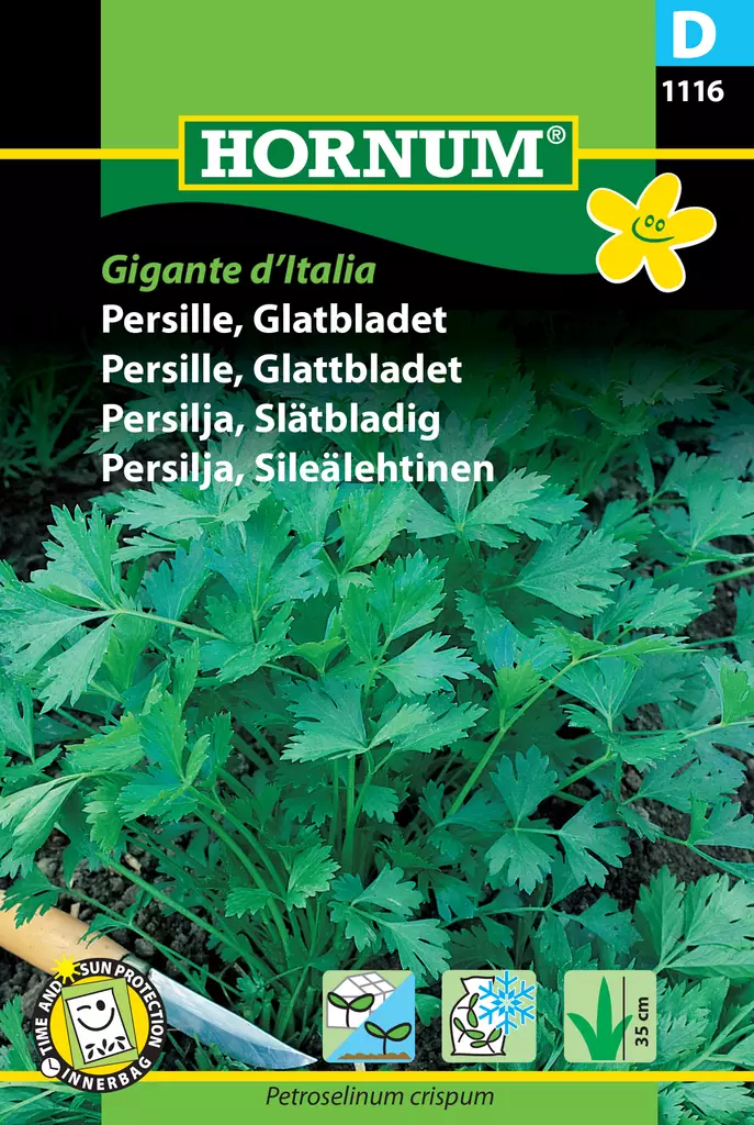 Persilja, Sileälehtinen Gigante d’Italia - Vihannesten ja yrttien siemenet - 5708787011169 - 0