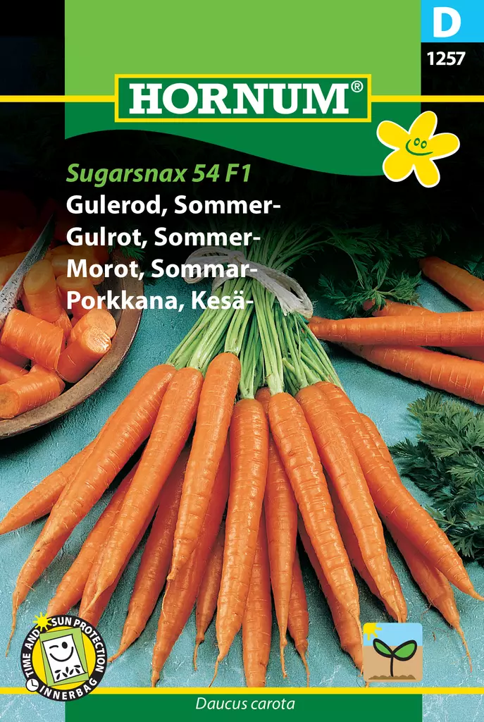 Porkkana, Kesä- Sugarsnax 54 F1 - Vihannesten ja yrttien siemenet - 5708787012579 - 0